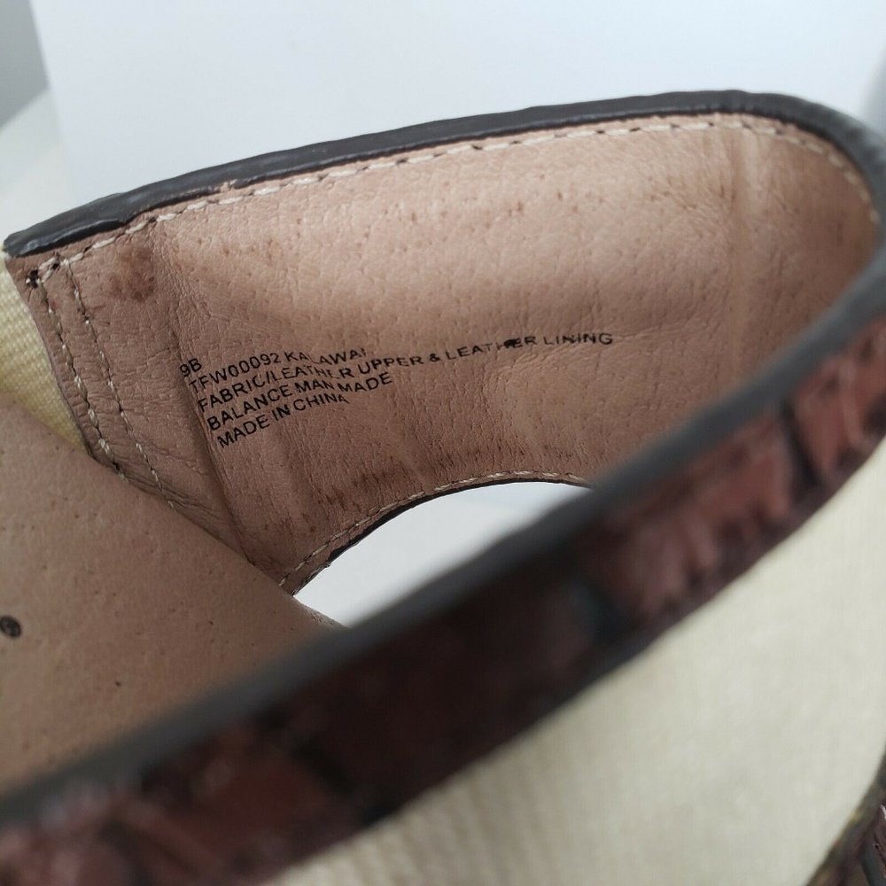 Tommy Bahama Kalawai Leather and Canvas Wedges - Picture 7 of 7